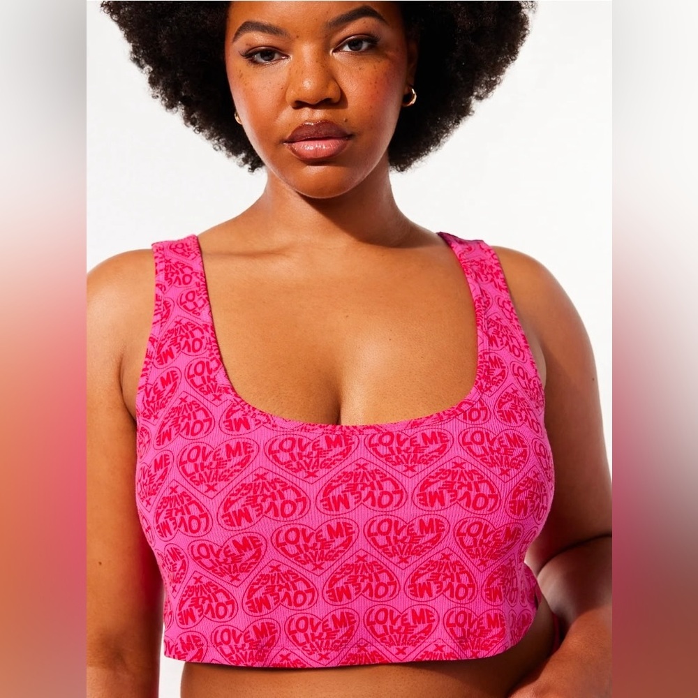 Savage X Fenty Rib Sleep Crop Top (Top Only)